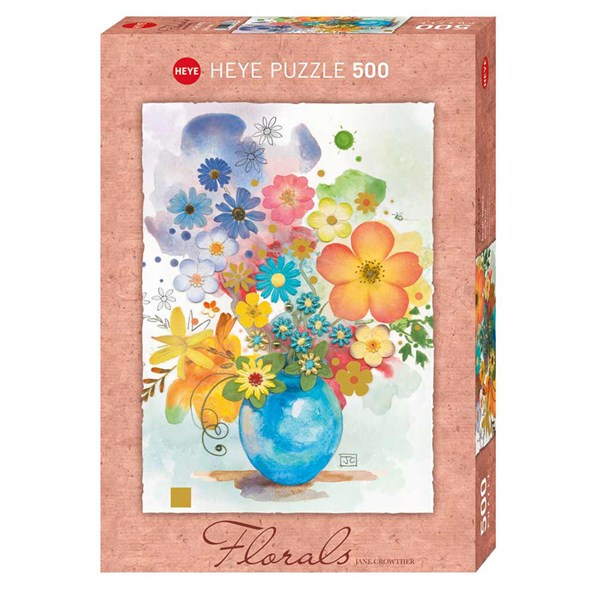 Heye (29663) - Jane Crowther: "Blue Vase" - 500 pezzi