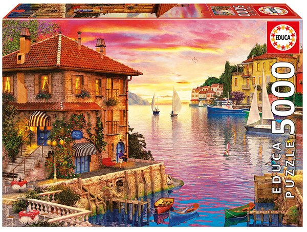 Educa (17135) - Dominic Davison: "The Mediterranean Harbour" - 5000 pezzi
