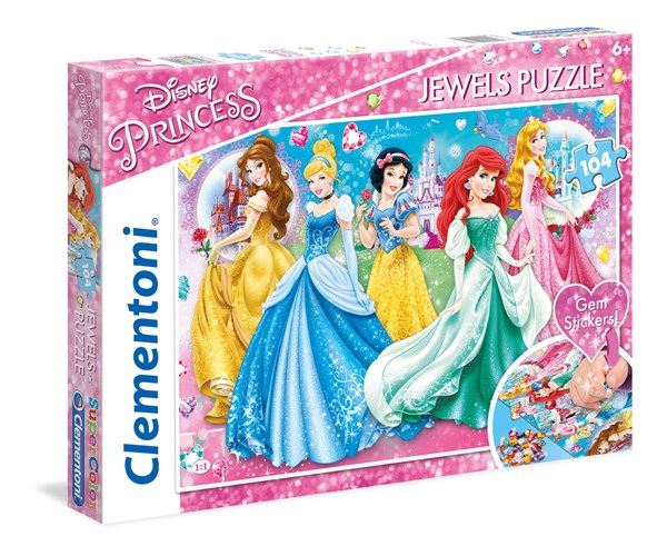 Clementoni (20077) - "Disney Princesses" - 104 pezzi
