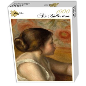 Grafika (01904) - Pierre-Auguste Renoir: "Head of a Young Girl, 1890" - 1000 pezzi