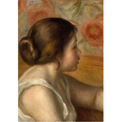 Grafika (01904) - Pierre-Auguste Renoir: "Head of a Young Girl, 1890" - 1000 pezzi