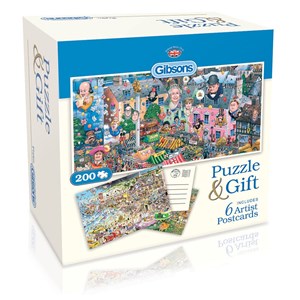 Gibsons (G2601) - Mike Jupp: "Puzzle and Postcards" - 200 pezzi