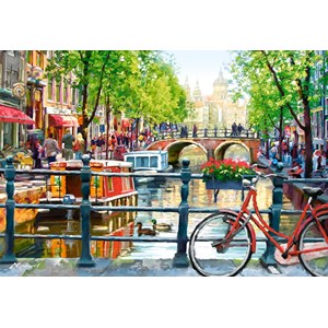 Castorland (C-103133) - Richard Macneil: "Amsterdam Landscape" - 1000 pezzi