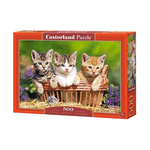 Castorland (B-52561) - "Three Lovely Kittens" - 500 pezzi