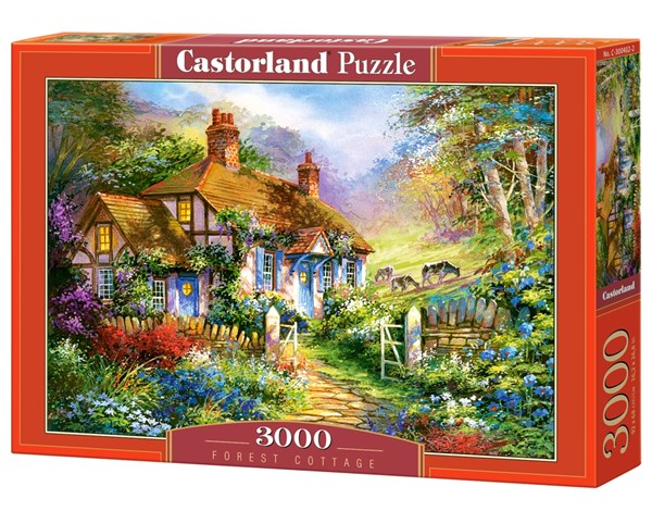 Castorland (C-300402) - "Forest Cottage" - 3000 pezzi