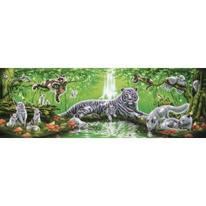 Step Puzzle (79405) - "At the Waterfall" - 1000 pezzi