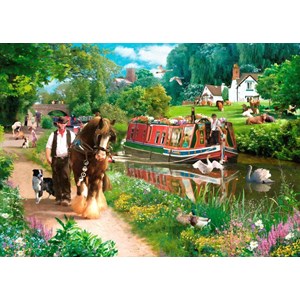 The House of Puzzles (3695) - "Tow Path" - 1000 pezzi
