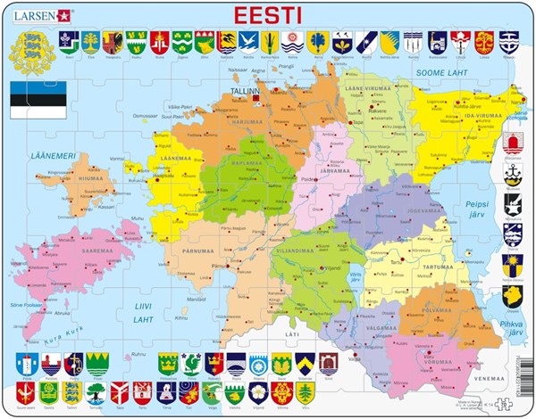 Larsen (K14-EE) - "Estonia Political - EE" - 70 pezzi