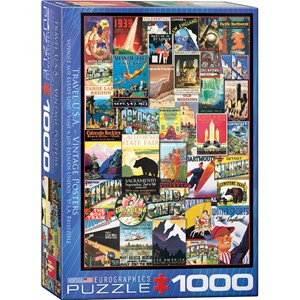 Eurographics (6000-0754) - "Travel USA" - 1000 pezzi