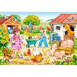Castorland (B-40087) - "The Farm" - 40 pezzi