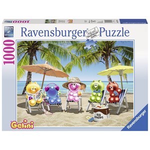 Ravensburger (19701) - "Gelinis in summer vacation" - 1000 pezzi