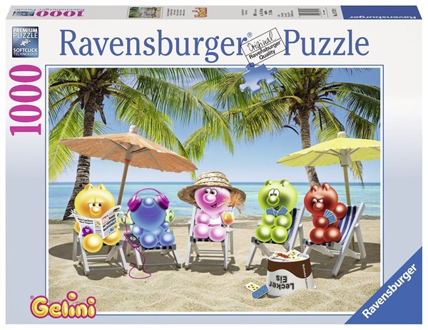 Ravensburger (19701) - "Gelinis in summer vacation" - 1000 pezzi