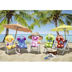 Ravensburger (19701) - "Gelinis in summer vacation" - 1000 pezzi