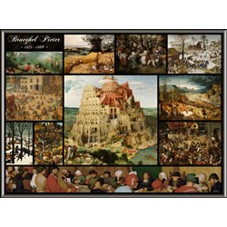 Grafika (00835) - Pieter Brueghel the Elder: "Collage, Pieter Bruegel the Elder" - 2000 pezzi