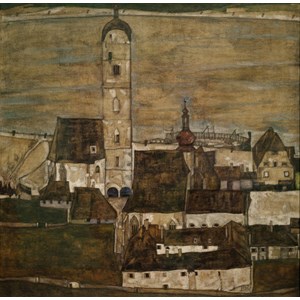 Grafika (00213) - Egon Schiele: "Stein an der Donau II, 1913" - 1500 pezzi