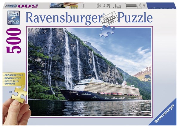 Ravensburger (13647) - "My Ship 4 in the Fjord" - 500 pezzi