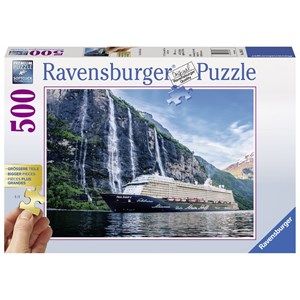 Ravensburger (13647) - "My Ship 4 in the Fjord" - 500 pezzi