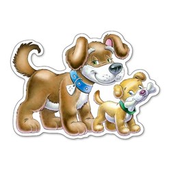 Castorland (B-04218) - "Each one its small" - 4 5 6 7 pezzi