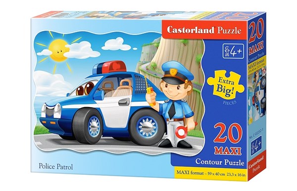 Castorland (C-02252) - "Police Patrol" - 20 pezzi