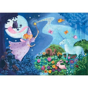 Djeco (07225) - "The Fairy and the Unicorn" - 36 pezzi