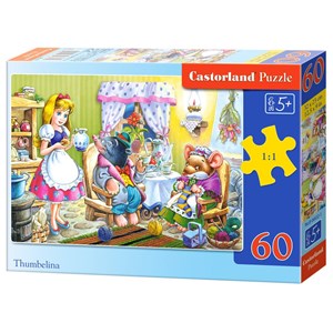 Castorland (B-06632) - "Thumbelina" - 60 pezzi