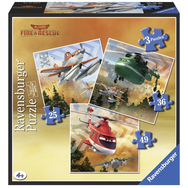 Ravensburger (07288) - "Planes" - 25 36 49 pezzi