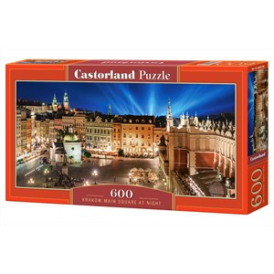 Castorland (B-060306) - "Krakow Main Square at Night" - 600 pezzi