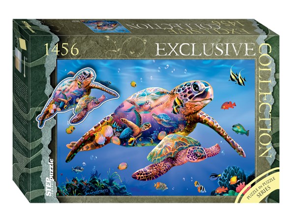 Step Puzzle (83506) - "Turtles" - 1456 pezzi