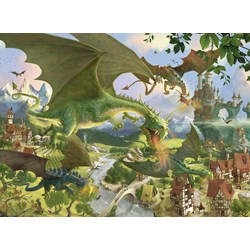 Ravensburger (10022) - "Dragon's Day Out" - 150 pezzi