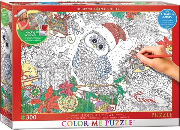 Eurographics (6033-0885) - "Holly Jolly Owl" - 300 pezzi