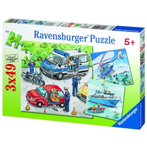 Ravensburger (09221) - "Police Forces" - 49 pezzi