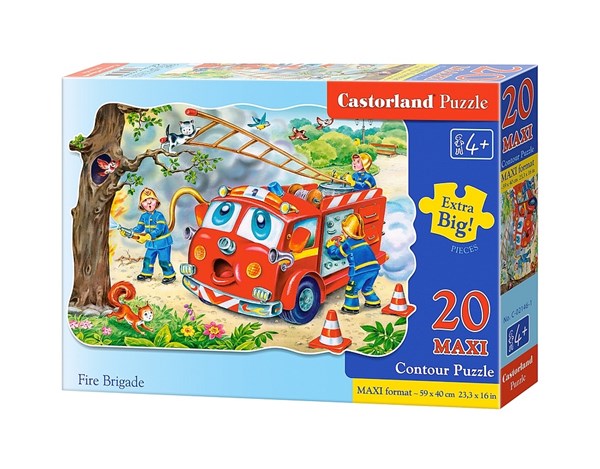 Castorland (C-02146) - "Firemen" - 20 pezzi