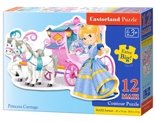 Castorland (B-120017) - "Princess Carriage" - 12 pezzi