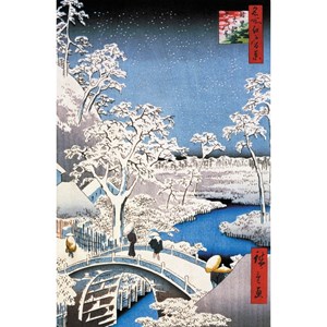 Puzzle Michele Wilson (A566-250) - Utagawa (Ando) Hiroshige: "Merugo Bridge" - 250 pezzi