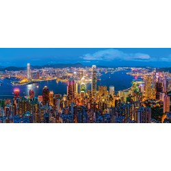 Castorland (B-060290) - "Hong Kong Twilight" - 600 pezzi