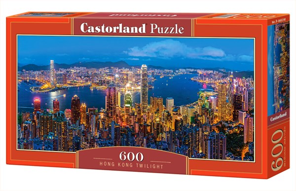 Castorland (B-060290) - "Hong Kong Twilight" - 600 pezzi