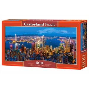 Castorland (B-060290) - "Hong Kong Twilight" - 600 pezzi