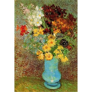 D-Toys (66916-VG02) - Vincent van Gogh: "Flowers in a Blue Vase" - 1000 pezzi