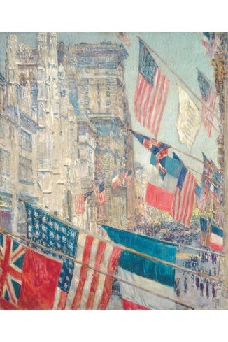 Puzzle Michele Wilson (A237-350) - Childe Hassam: "Allies Day May 1917" - 350 pezzi