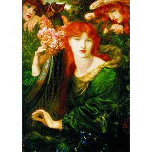 Gold Puzzle (60584) - Dante Gabriel Rossetti: "La Ghirlandata" - 1000 pezzi