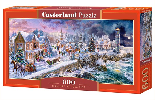 Castorland (B-060184) - "Holiday at Seaside" - 600 pezzi