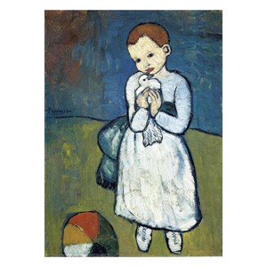 Puzzle Michele Wilson (W165-24) - Pablo Picasso: "Child with dove" - 24 pezzi