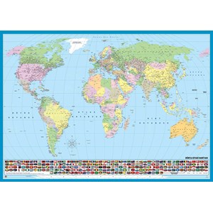 KS Games (11332) - "World map (in Turkish)" - 200 pezzi