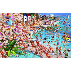 Piatnik (536748) - François Ruyer: "The beach" - 1000 pezzi