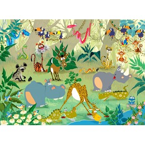 Grafika Kids (00870) - François Ruyer: "Jungle" - 300 pezzi