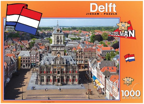 PuzzelMan (425) - "Netherlands, Delft, Town Hall" - 1000 pezzi