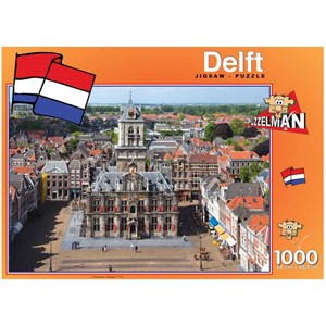 PuzzelMan (425) - "Netherlands, Delft, Town Hall" - 1000 pezzi