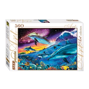 Step Puzzle (78077) - "Underwater World" - 560 pezzi