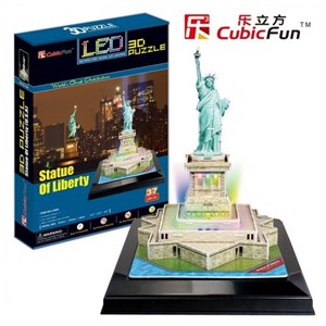 Cubic Fun (L505H) - "Statue of Liberty + LED" - 37 pezzi