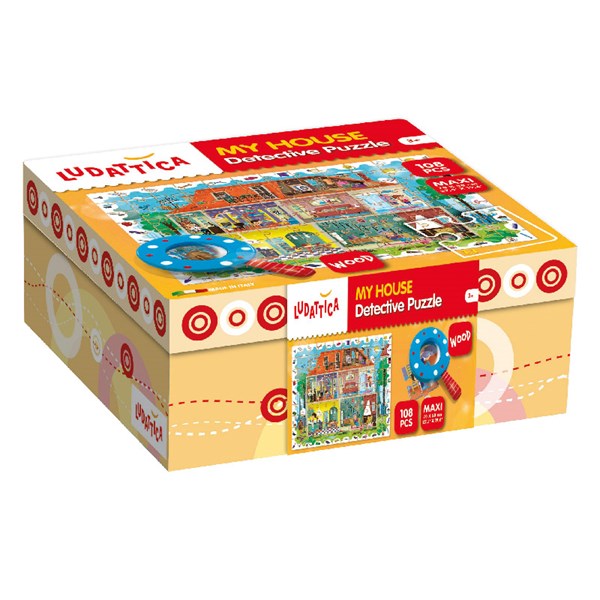Ludattica (58259) - "Baby Détective, My House" - 108 pezzi
